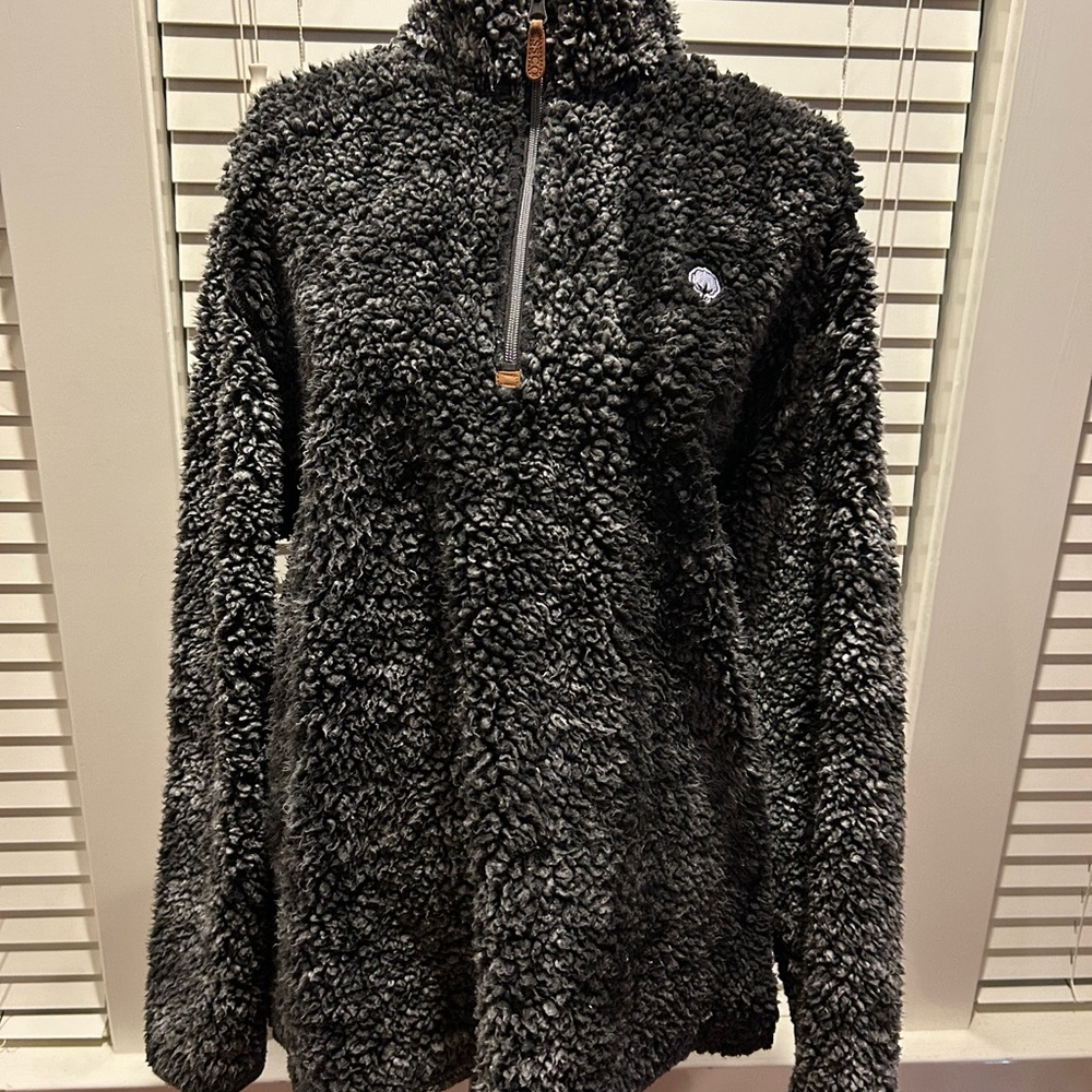 The Southern Shirt Company Black Sherpa Hoodie
